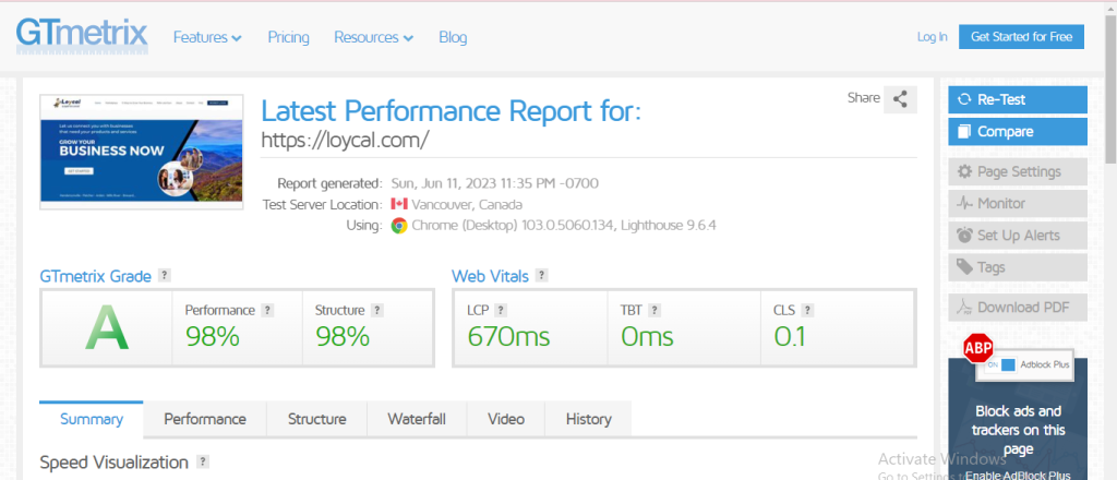 page Speed optimization project-9