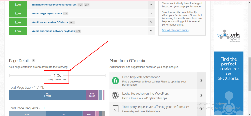 page Speed optimization project-10