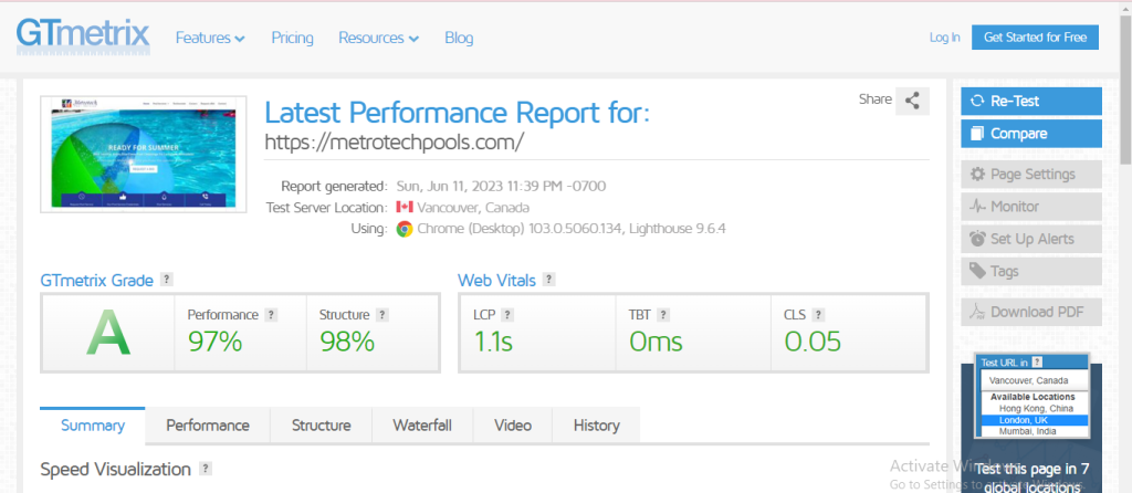 page Speed optimization project-7